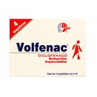 Volfenac Sol Iny 4 Amps 75mg/3ml caja con 4 ampolletas de 3ml soluci&oacute;n inyectable