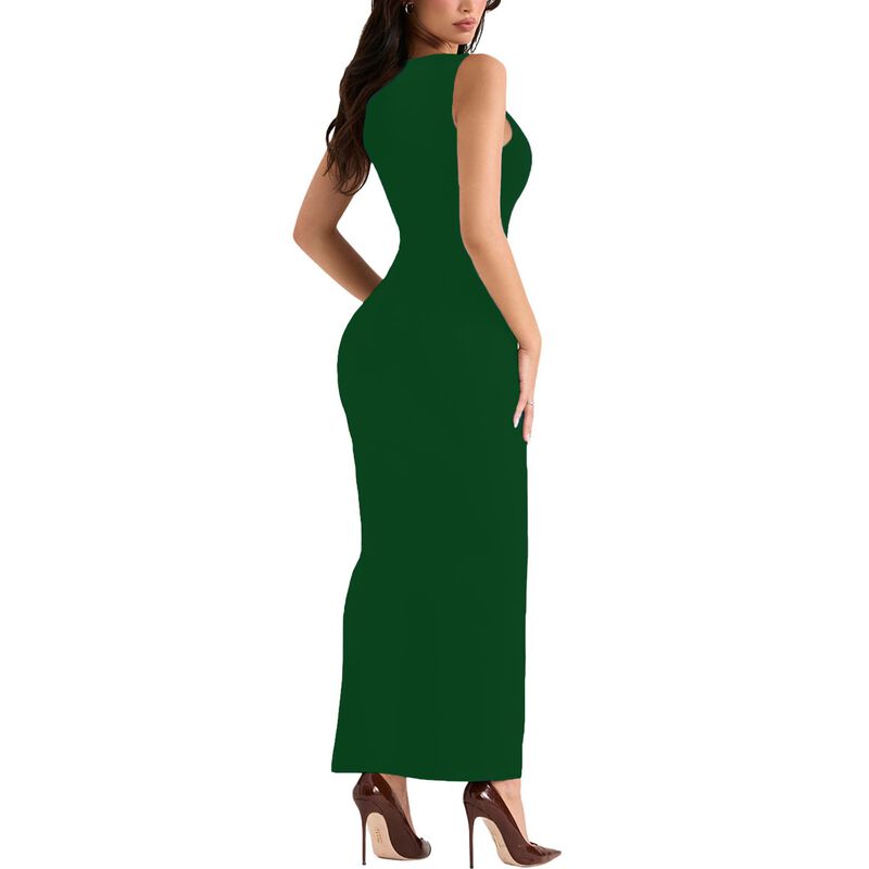 Vestido Sumche Largo Bodycon Verde Esmeralda XX... image number null