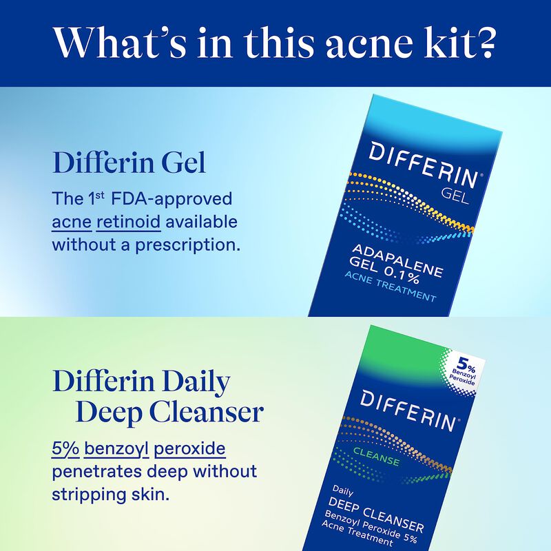 Set De Cuidado De La Piel Differin Gel + Bpo 5%... image number null