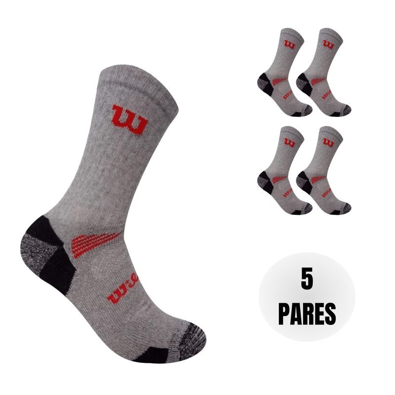 Wilson 5 Pares de Calcetas para Hombre, Color J... image number null