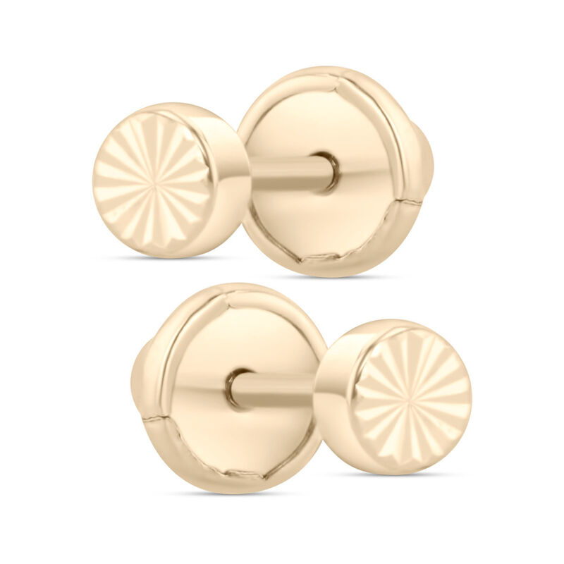 Broqueles De Oro Amarillo 14K (3 Mm) image number null