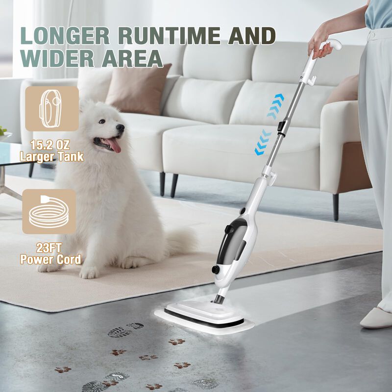 Potente Limpiador A Vapor Port&aacute;til Steam Mop Sp... image number null