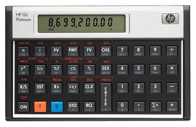 Calculadora Financiera Hp 12cp Entrada De Datos... image number null