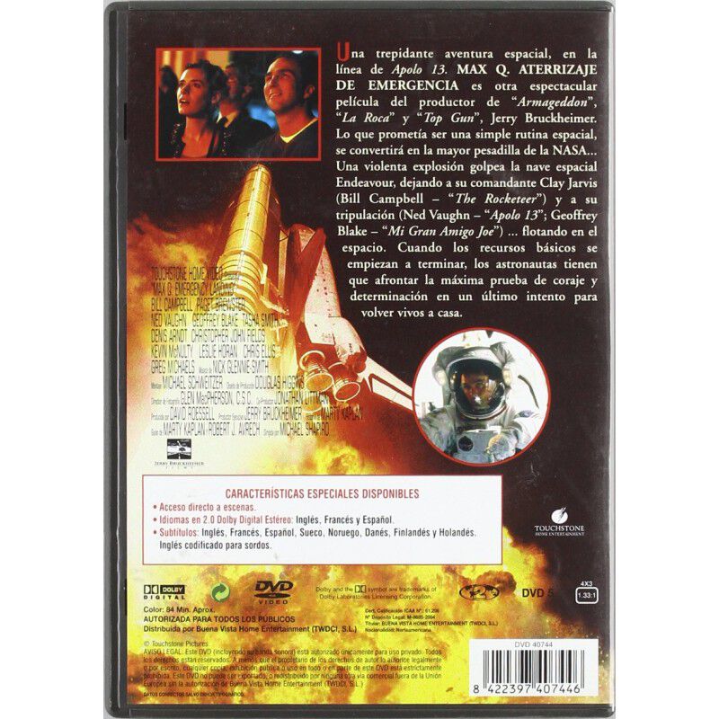 Max Q. Aterrizaje De Emergencia [dvd] image number null