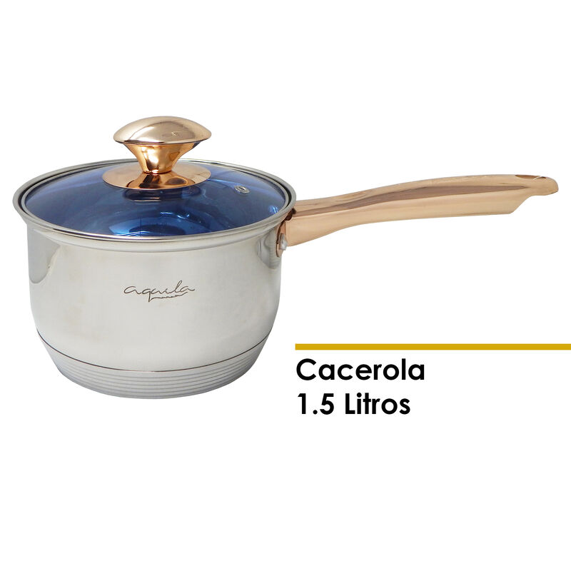 Batería de Cocina Siberia 12 Pzas Acero Inox In... image number null