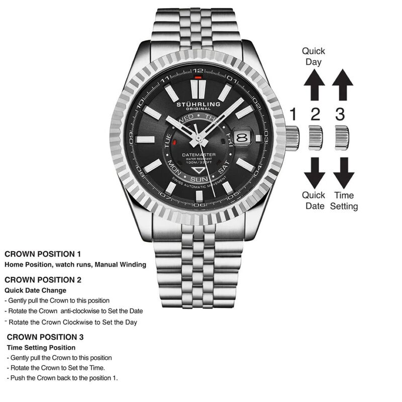 Reloj Stuhrling para hombre 1020.04 autom&aacute;tico ... image number null