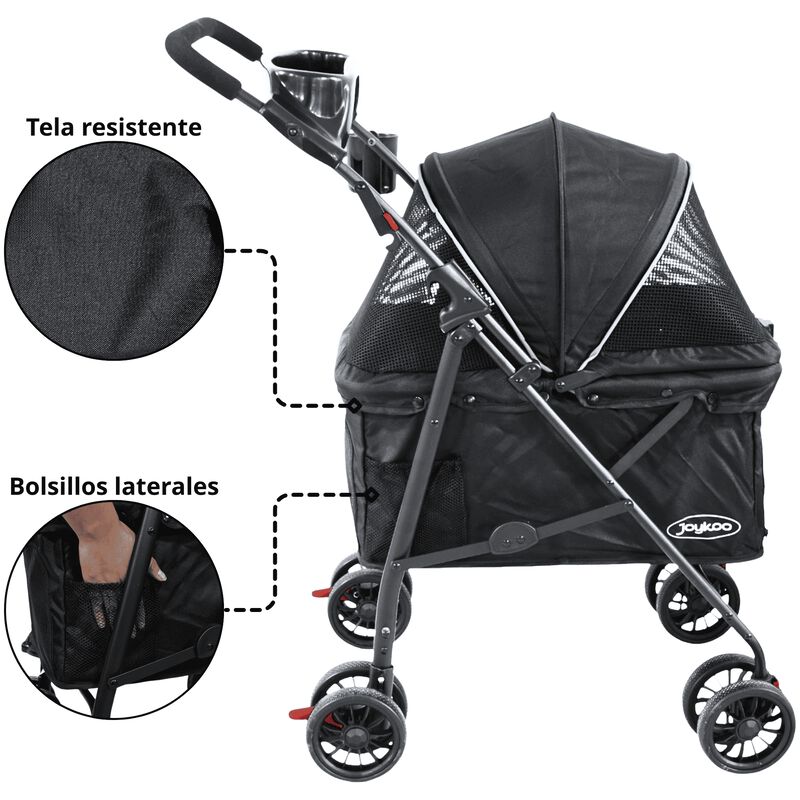 Carriola para Mascotas Cochecito para Perros y ... image number null