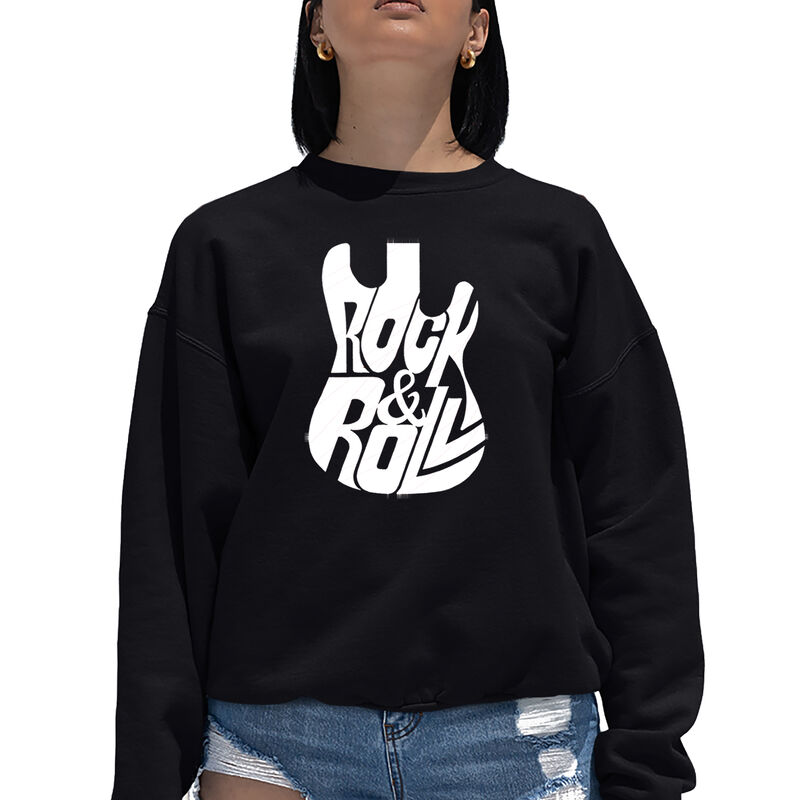 Sudadera De Cuello Redondo Word Art Para Mujer ... image number null