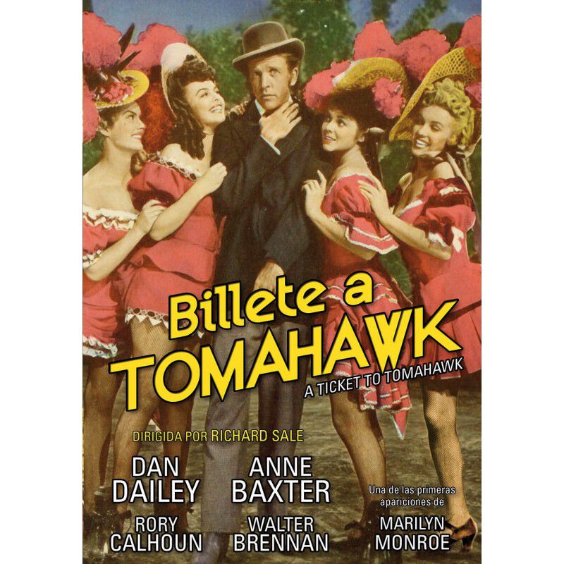 Billete A Tomahawk Dvd 1950 A Ticket To Tomahaw... image number null