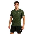 Playera deportiva para entrenamiento Wilson para hombre VERDE OSCURO ESTAMPADO GD