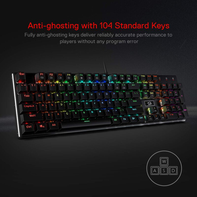 Teclado Mec&aacute;nico Redragon K556 RGB Retroilumina... image number null