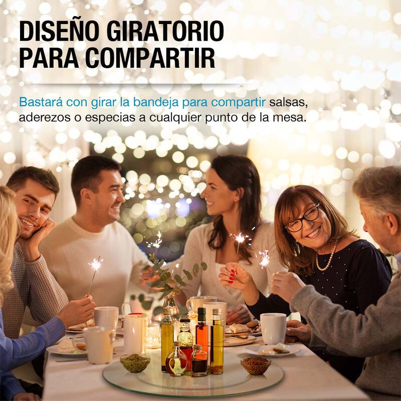 Lazy Susan Organizador Giratorio de Vidrio 60 c... image number null