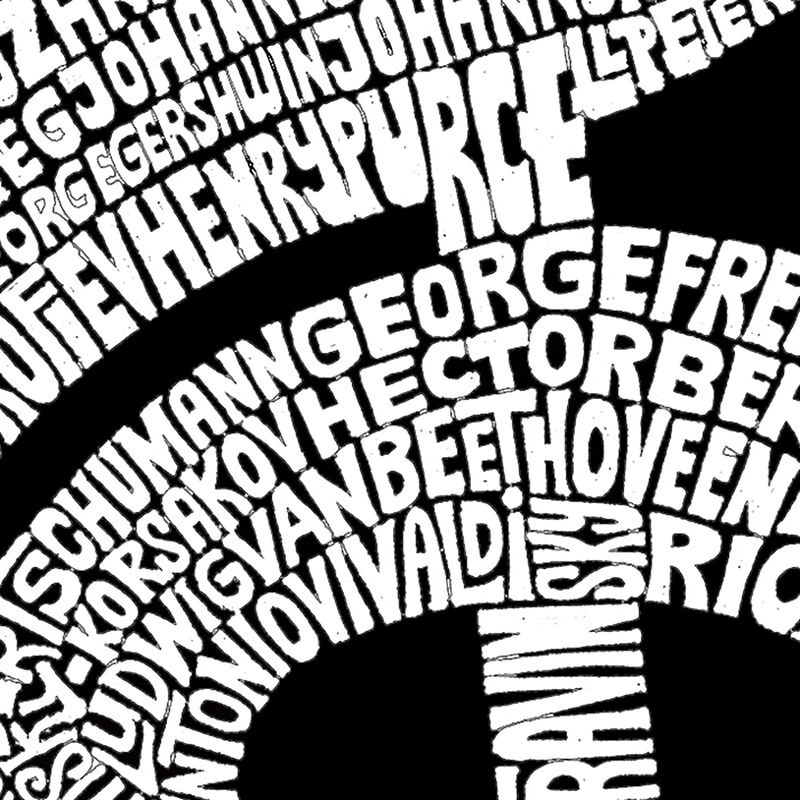 Camiseta Word Art Para Hombre - Nota Musical - ... image number null