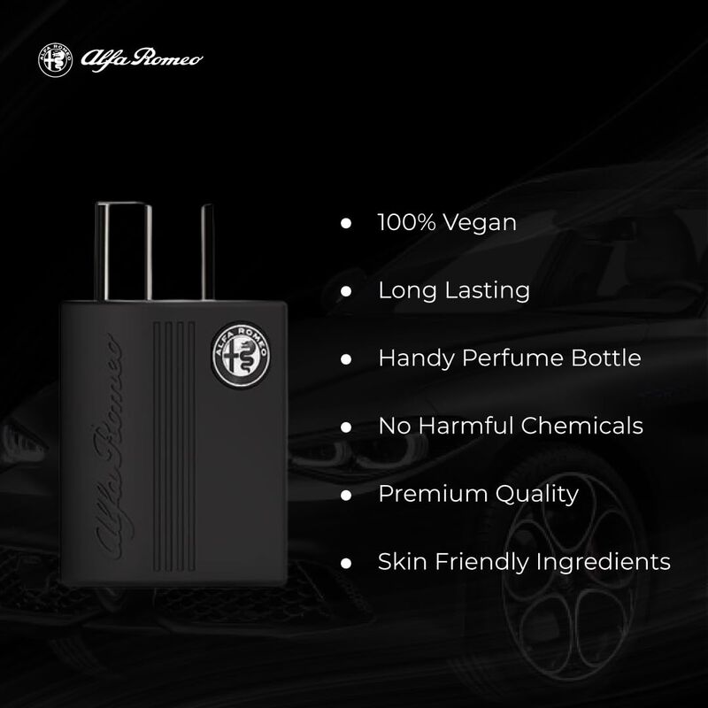 Perfume Alfa Romeo Black Edt 125ml Para Hombre image number null