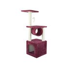 Fancy Pets Mueble/rascador  Para Gato Con Tunel Y Casa De 92 Centímetros