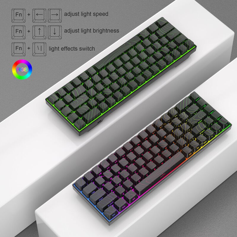 Teclado Magegee De 68 Teclas Rgb Retroiluminado... image number null