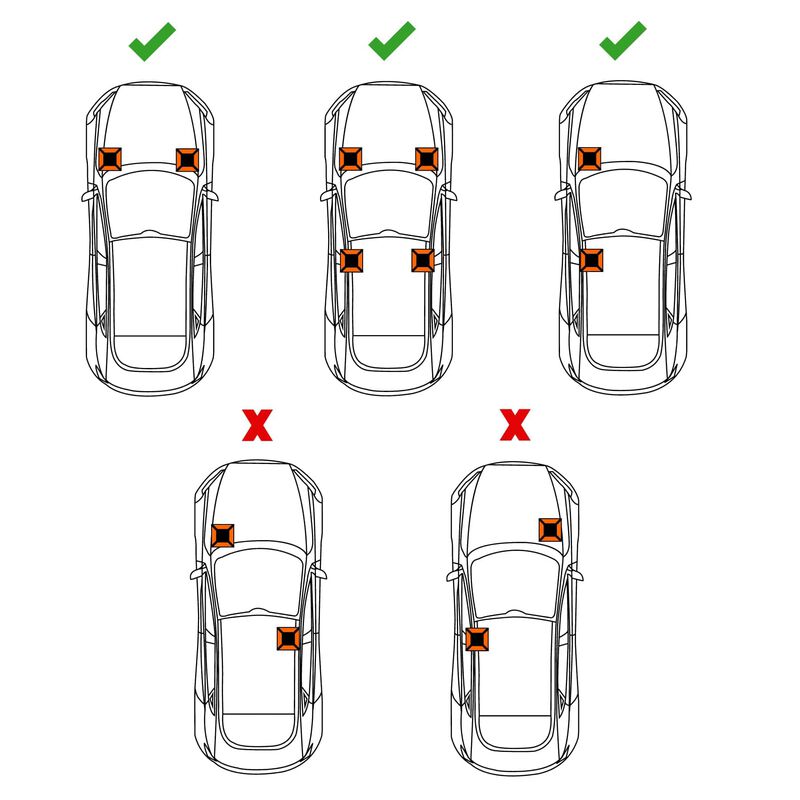 Caja con 2 Torres de 3 Ton para Auto Truper image number null