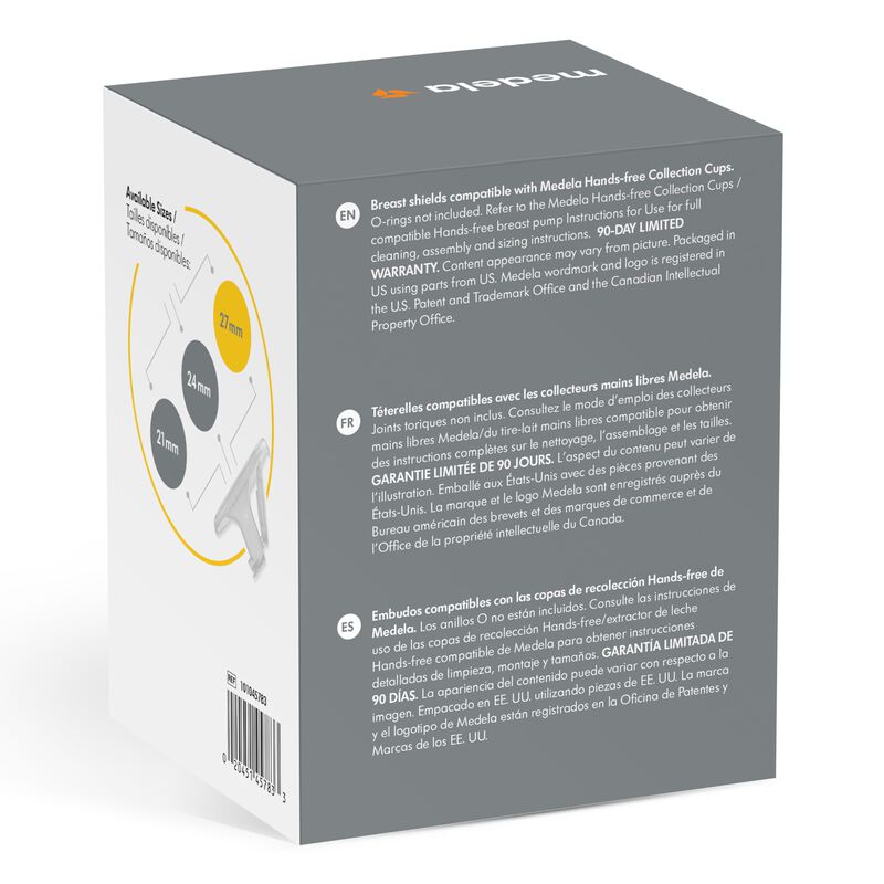 Breast Shields Medela Hands-free De 27 Mm Para ... image number null