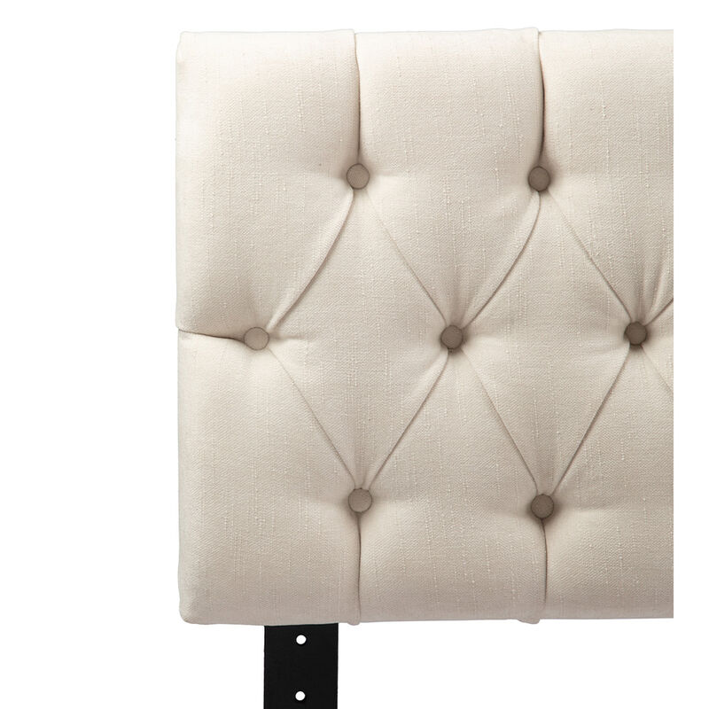 Cabecera Queen Size Trinity Arlo Crema image number null