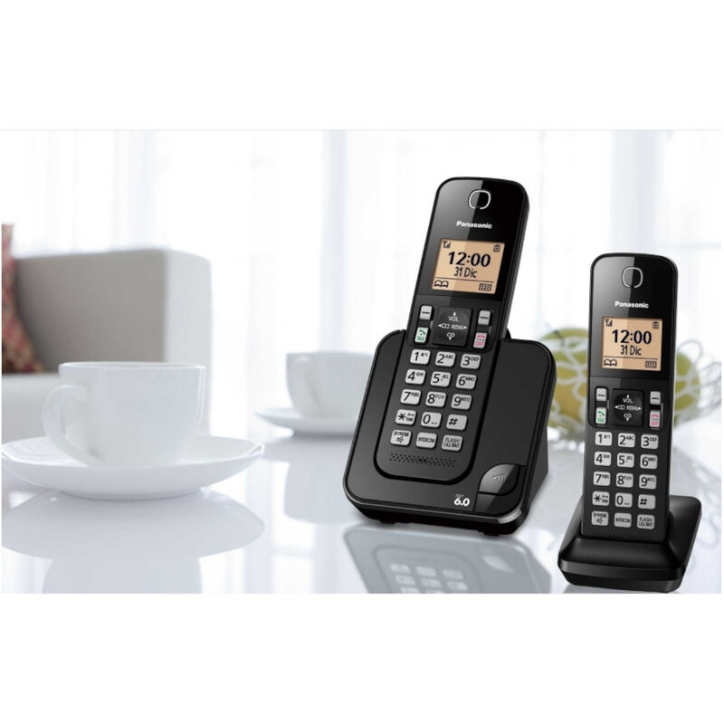Teléfono Inalámbrico Panasonic KX-tgc352MEB Dos... image number null