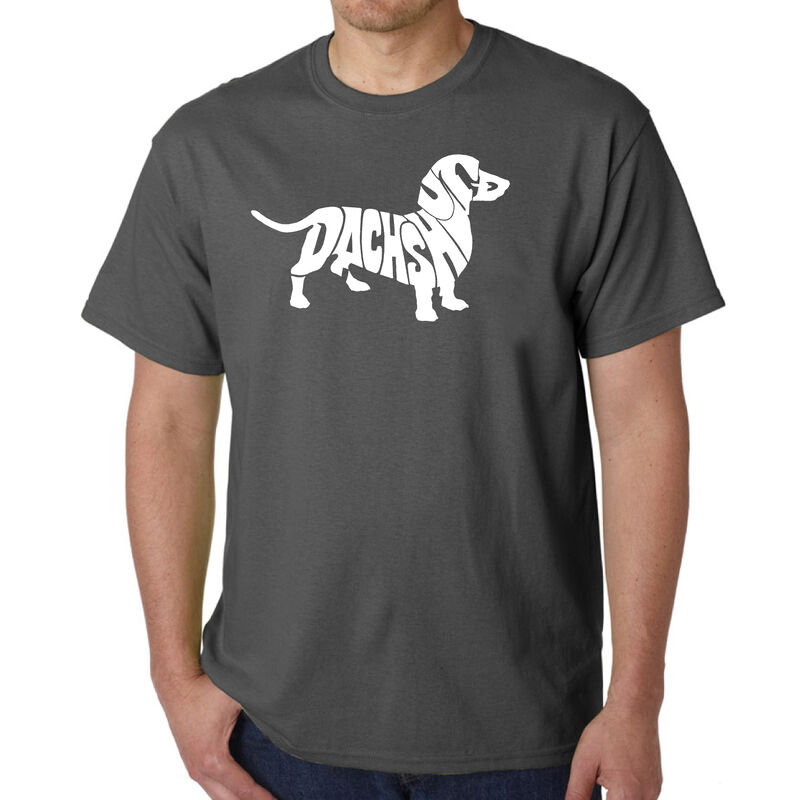 Camiseta Word Art Para Hombre - Perro Salchicha... image number null