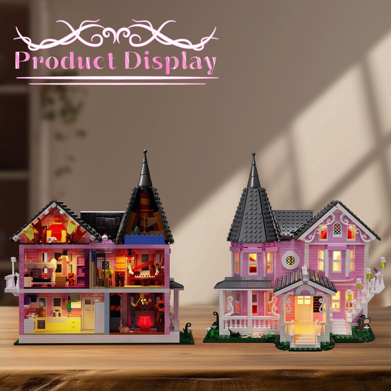 Set De Construcci&oacute;n Ziqilighting Pink Palace Ho... image number null