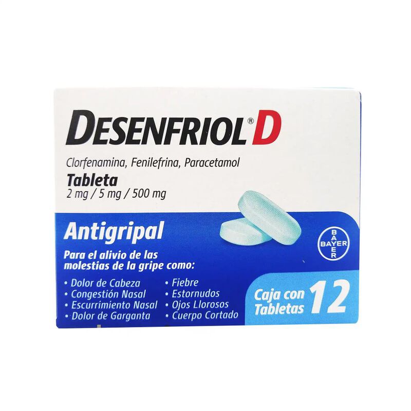 Desenfriol-d Nf 2/5/500 Mg 12 Tableta(s) image number null