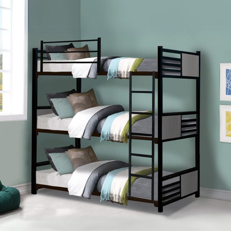 Litera Corso Triple Color Negro Ceniza Base Ind... image number null