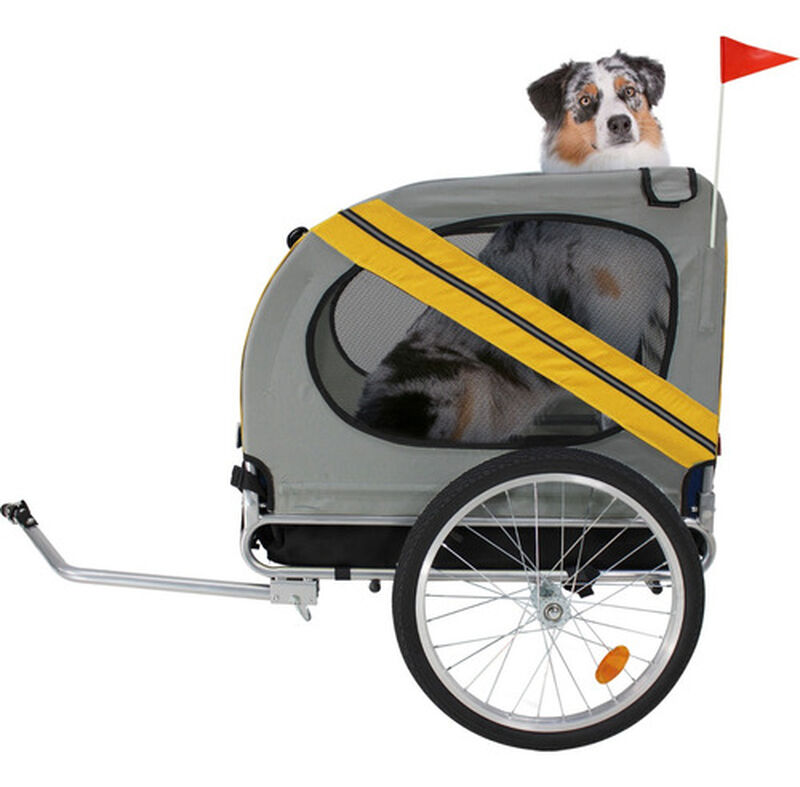 Remolque Carreola Para Bici Mascota Perro Media... image number null