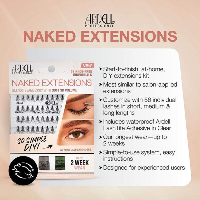 Extensiones De Pesta&ntilde;as Ardell Naked Extensions... image number null
