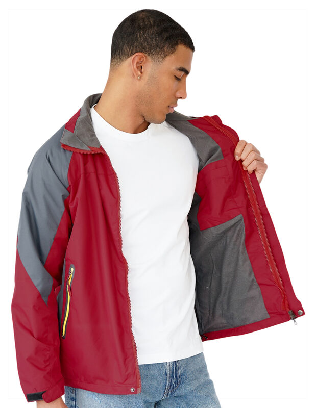 Chamarra Unisex Impermeable Gorro Desmontable D... image number null