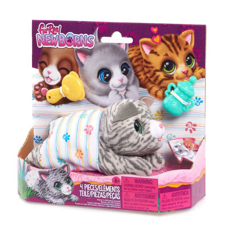 Interactive Pet Just Play Furreal Newborn Kitty... image number null