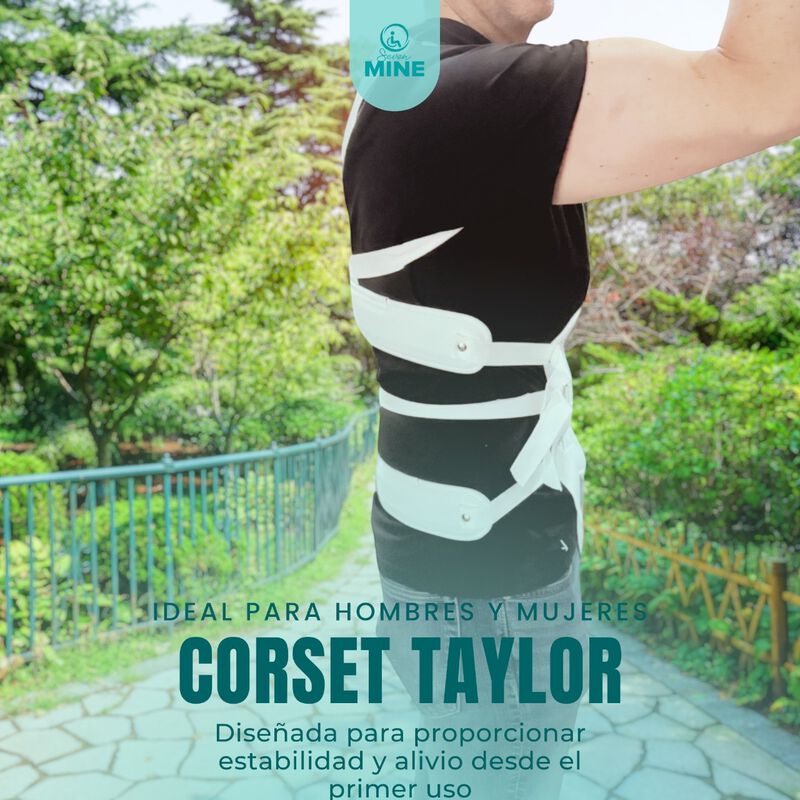 Corset Tipo Taylor Bk-116 | Faja Ortopedica Dor... image number null