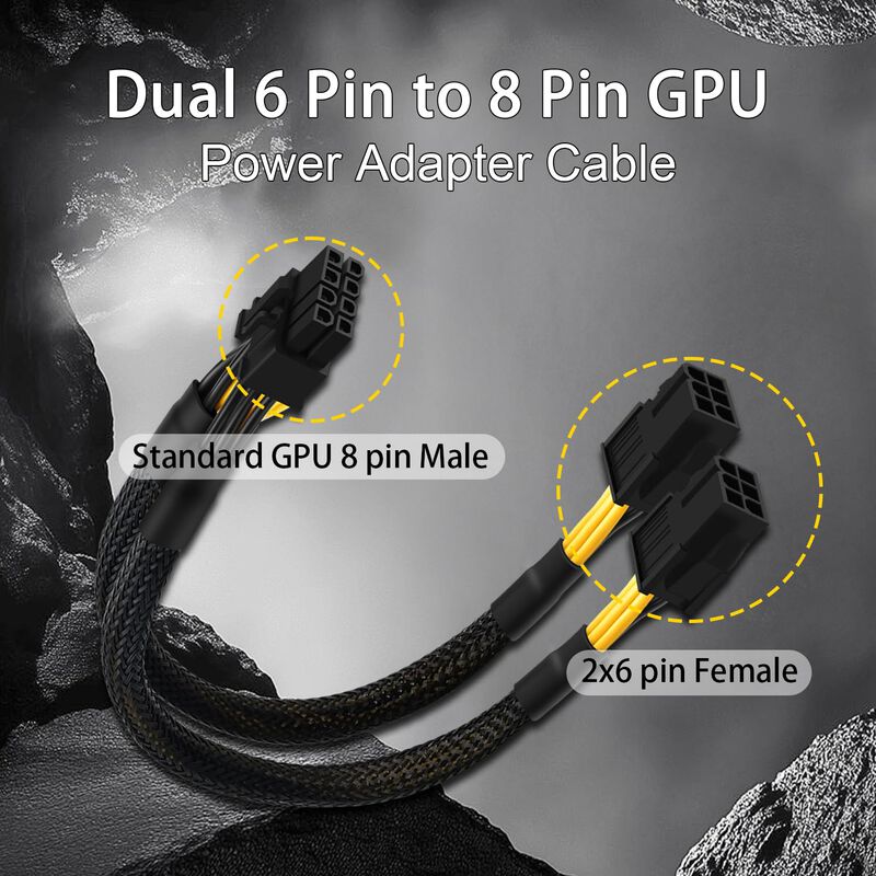 Adaptador De Gpu Comeap, Cable De Alimentaci&oacute;n ... image number null