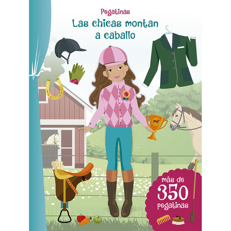 Pegatinas las Chicas Montan a Caballo image number null