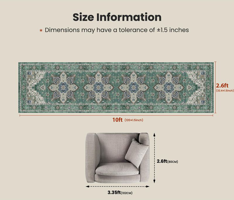 Alfombra Amada Homefurnishing 76 cm &times; 305 cm La... image number null