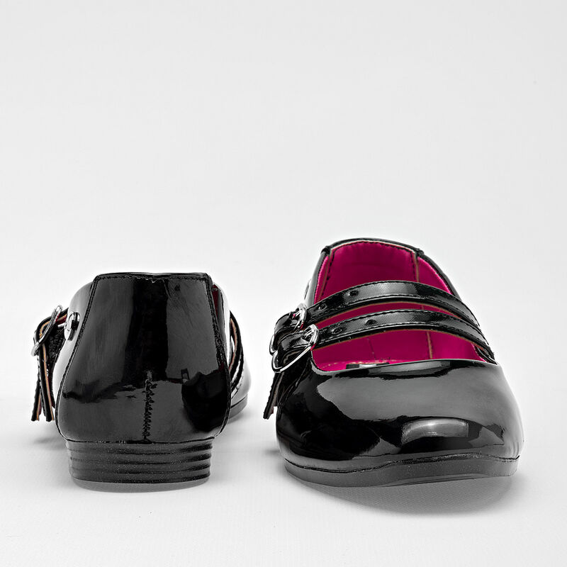 Moramora Balerina para niña negro charol image number null