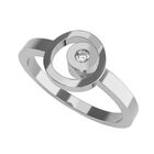 Anillo de Compromiso de 14K con Diamante de Laboratorio 0.20 CT F VS1 Talla 5.5 ORO BLANCO 14K&ndash; / FJ789-20-14W-LG-55