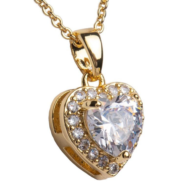 Collar Coraz&oacute;n Cristal Mujer Joyer&iacute;a Fantas&iacute;a F... image number null