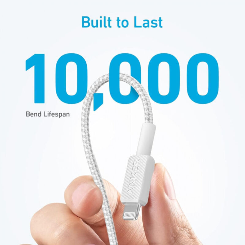 Cable USB-C a Lightning ANKER A81B5H21 322 1mt ... image number null