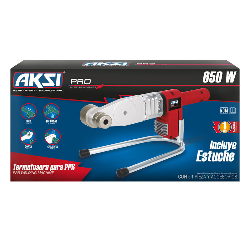 Termofusora Aksi para Ppr 600W image number null