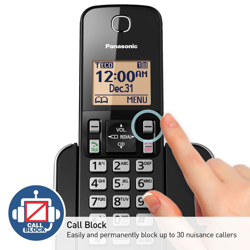 Tel&eacute;fono Inal&aacute;mbrico Panasonic Kx-tgc352b Con R... image number null