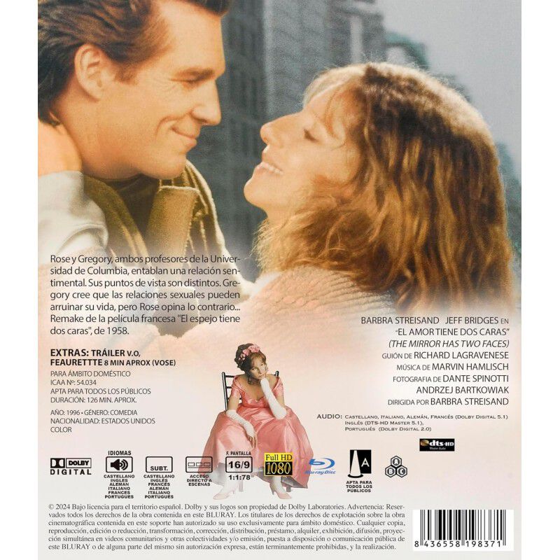 El Amor Tiene Dos Caras [blu-ray] (1996) The Mi... image number null