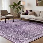 Alfombra Oppodream 244x152 Cm Violeta Vintage Lavable