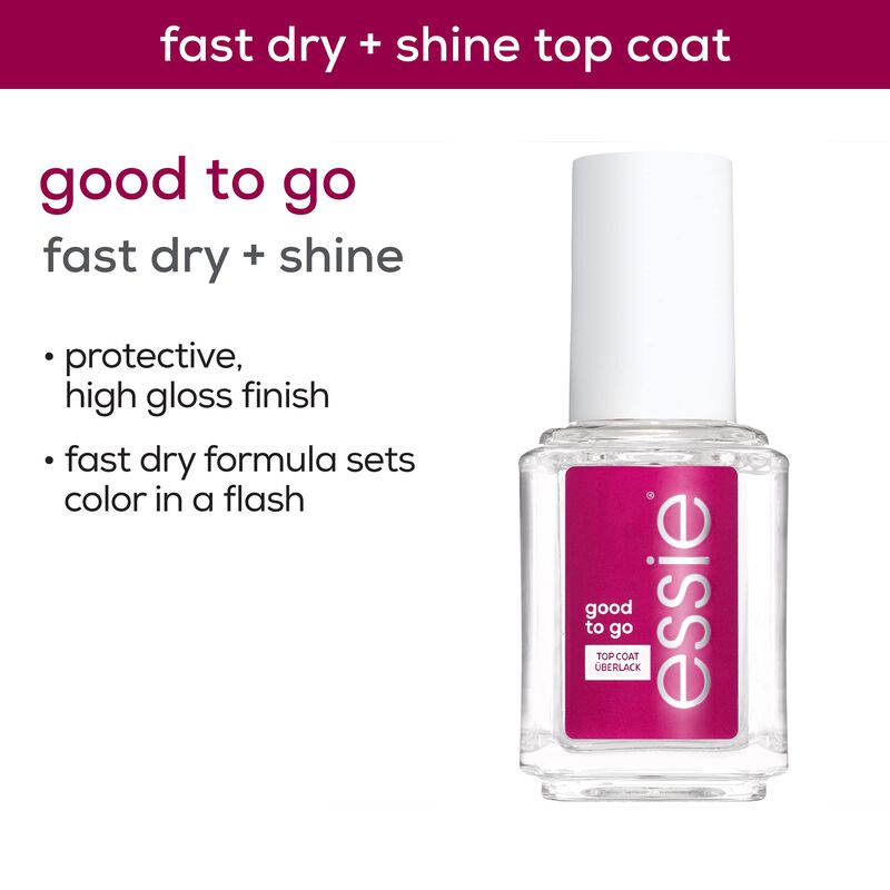 Esmalte De U&ntilde;as Essie Good To Go Top Coat, 13,5... image number null