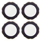 Platos de acompa&ntilde;amiento Lenox Contempo Luxe Black, juego de 4