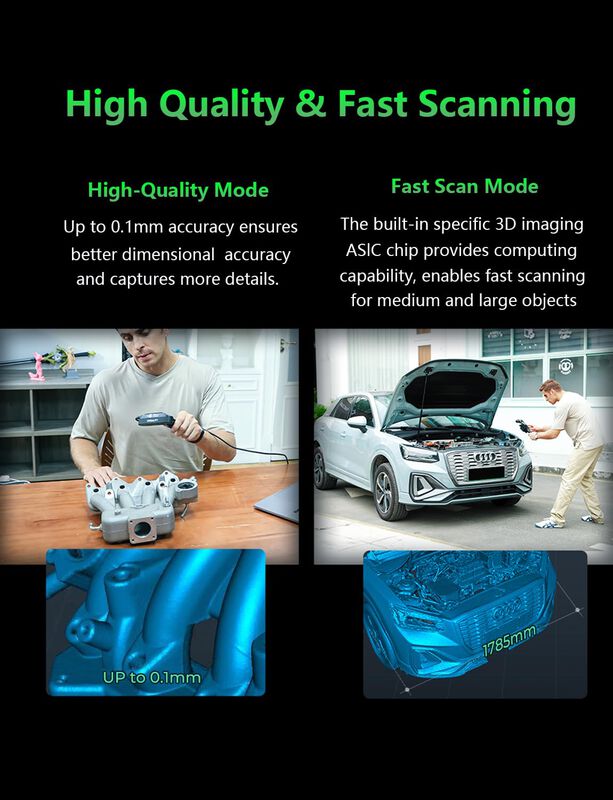 Esc&aacute;ner 3d Creality Ferret Pro Inal&aacute;mbrico 60 F... image number null