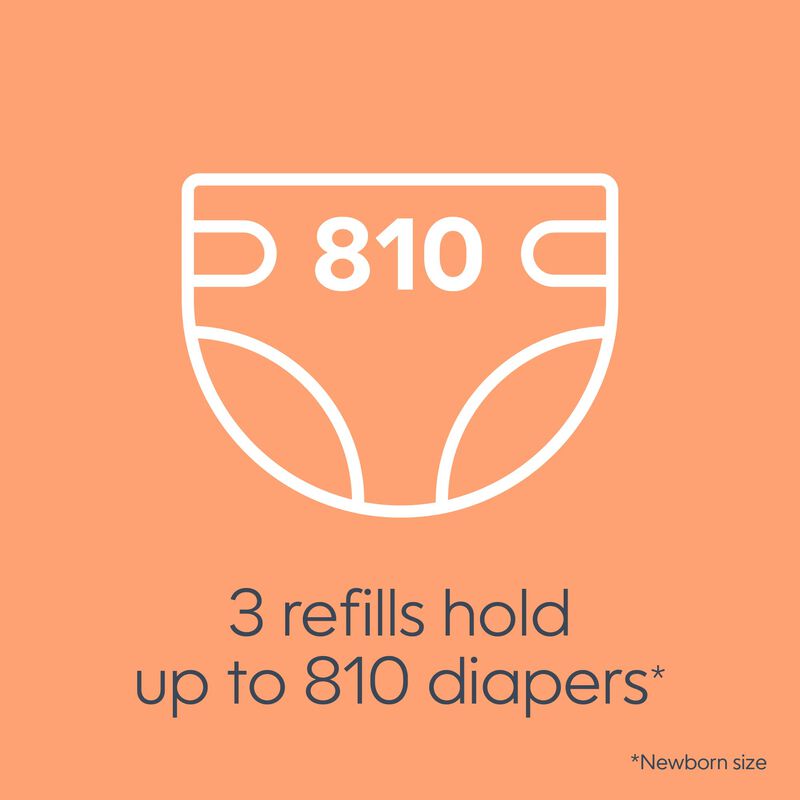 Recambios Para Pa&ntilde;ales Diaper Genie, 270 Unidad... image number null