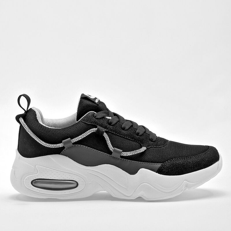 Moramora Tenis Chunky Para Mujer Negro Cod 1287... image number null