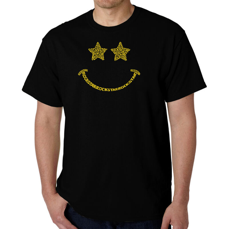 Camiseta Word Art Para Hombre - Rockstar Smiley... image number null